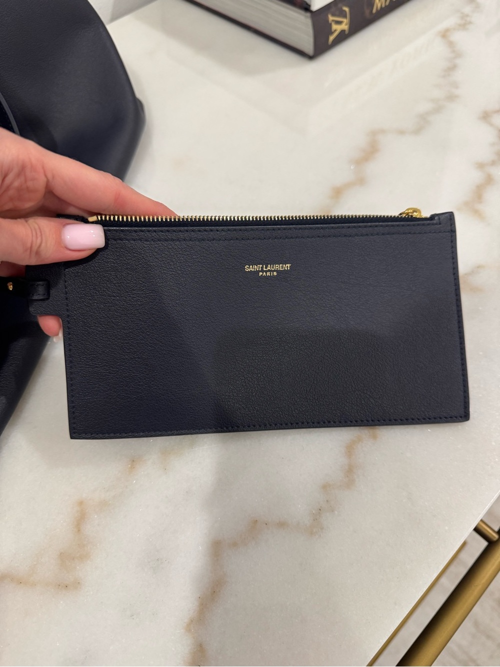 Saint Laurent Leather Tote - Picture 4 of 5